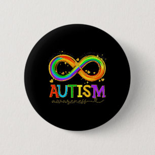 Autism Awareness Strength And Heart Set Us Apart  6 Cm Round Badge