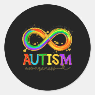 Autism Awareness Strength And Heart Set Us Apart Classic Round Sticker