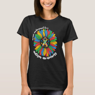Autism Awareness Sunflower For Men Women Kids Auti T-Shirt