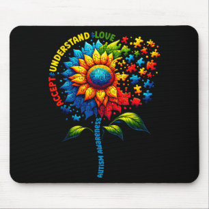 Autism Awareness Sunflower Men Women Kids Autism S Mouse Mat