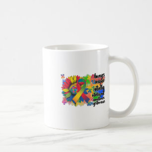Autism Awareness Sunflower Shirt Autism Always Uni Coffee Mug