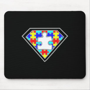 Autism Awareness Superhero Autism Gifts Boys Teach Mouse Mat