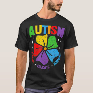 AUTISM AWARENESS Support Autism Kids for Mom Dad T-Shirt