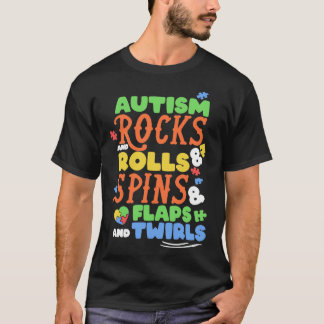 AUTISM AWARENESS Support Autism Kids for Mum Dad 8 T-Shirt
