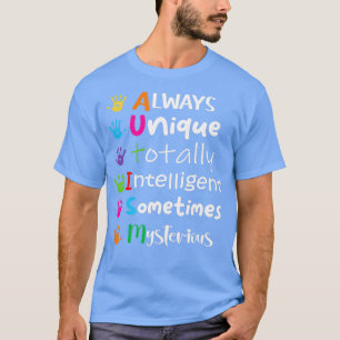 Autism Awareness Support Autism Kids For Mum Dad T-Shirt