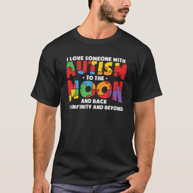 AUTISM AWARENESS Support Autism Kids For Mum Dad T-Shirt (Front)