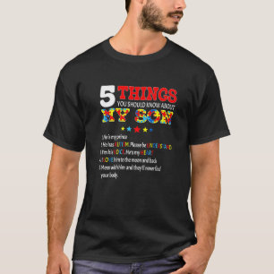 Autism Awareness Support Autism Son Kids For Mom D T-Shirt