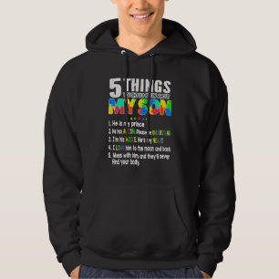 Autism Awareness Support Autism Son Kids For Mum D Hoodie