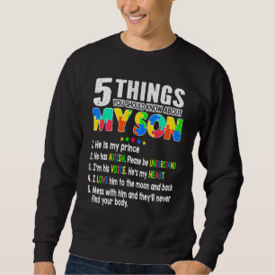 Autism Awareness Support Autism Son Kids For Mum D Sweatshirt