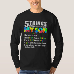Autism Awareness Support Autism Son Kids For Mum D T-Shirt