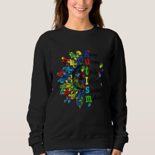 Autism Awareness Support Kids For Mum Dad Women Sweatshirt