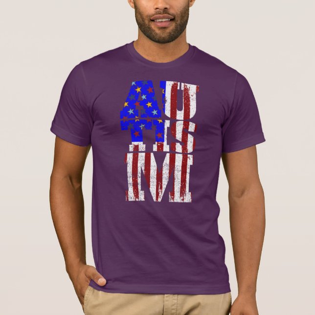 Autism Awareness Support Novelty Gift T-Shirt (Front)