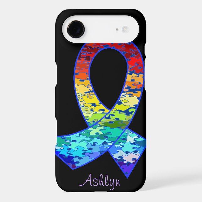 Autism Awareness Support Ribbon iPhone 6 case (Back)