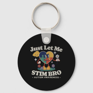 Autism Awareness Supportive Stimming Cute Butterfl Key Ring