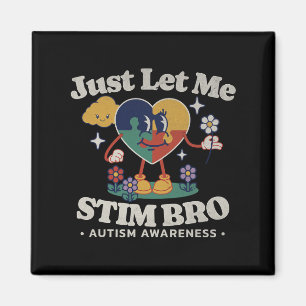 Autism Awareness Supportive Stimming Cute Butterfl Magnet