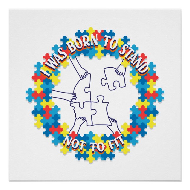 Autism Awareness T-Shirt | Autism T | Autism Poster (Front)