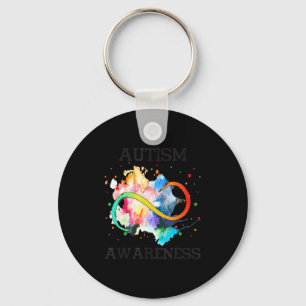 Autism Awareness T Shirt Key Ring