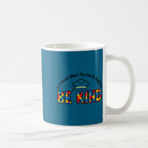 Autism awareness teacher be kind why fit in doctor coffee mug