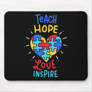 Autism Awareness Teacher  Mouse Mat