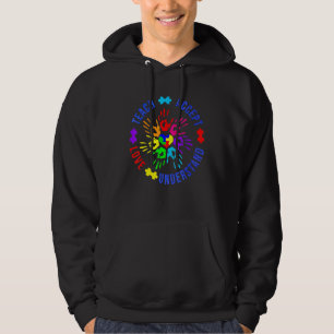 Autism Awareness Teacher S Teach Accept Understand Hoodie