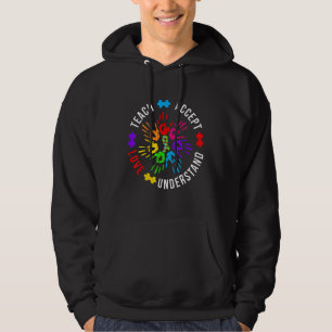 Autism Awareness Teacher  Teach Accept Understand  Hoodie