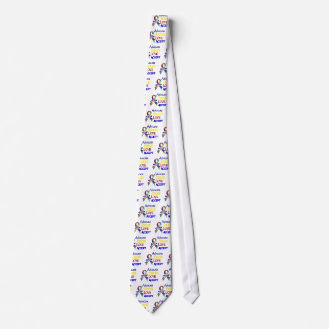 Autism Awareness Tie (Front)