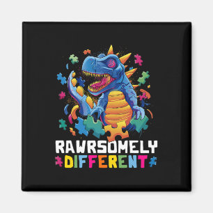 Autism Awareness Toddler Embrace Differences Dino Magnet