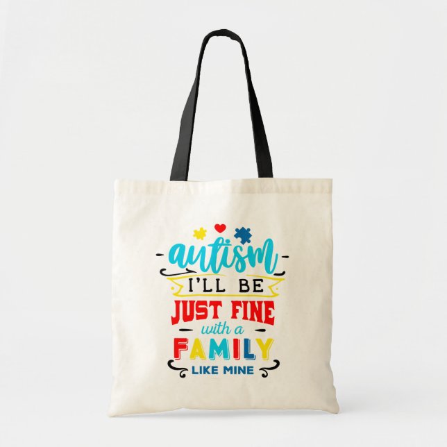 Autism Awareness -  Tote Bag (Front)