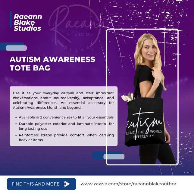 Autism Awareness Tote Bag (Creator Uploaded)