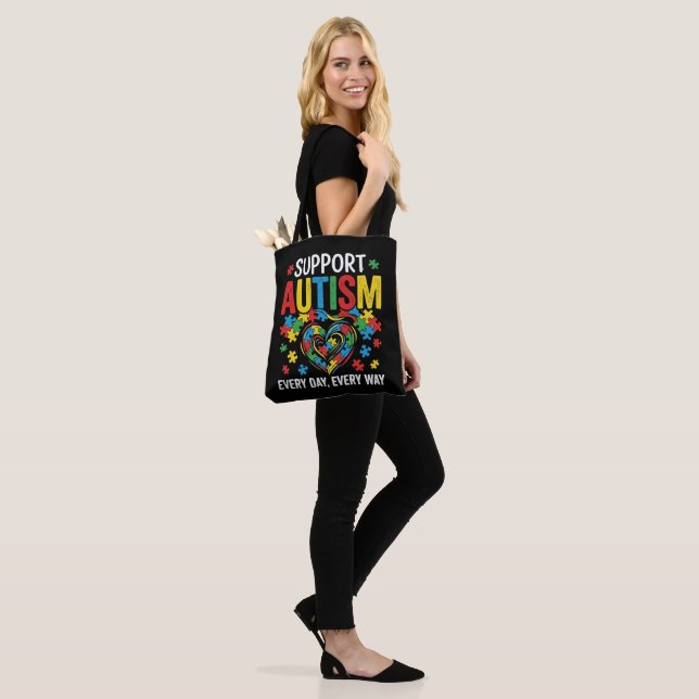 Autism awareness tote bag (On Model)