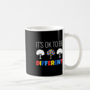 Autism Awareness Tree It’s Ok To Be Different Coffee Mug