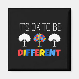 Autism Awareness Tree It’s Ok To Be Different Magnet