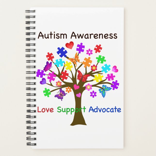 Autism Awareness Tree Planner (Front)