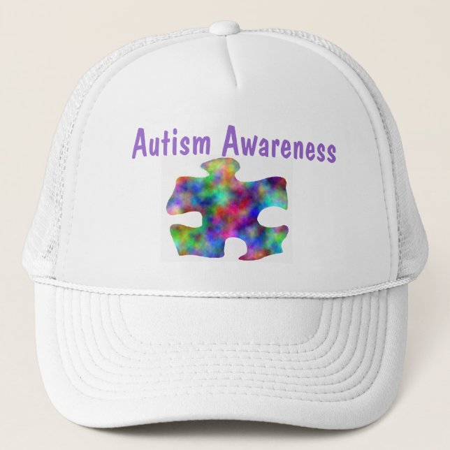 Autism Awareness Trucker Hat (Front)