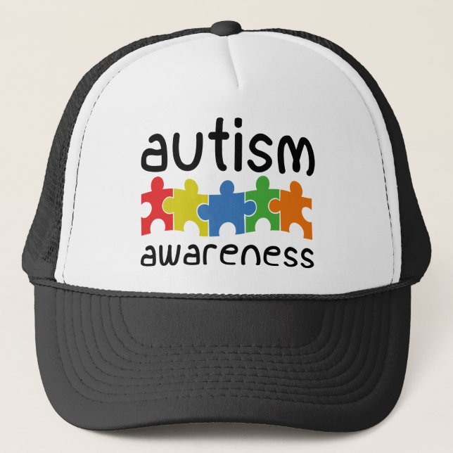 Autism Awareness Trucker Hat (Front)