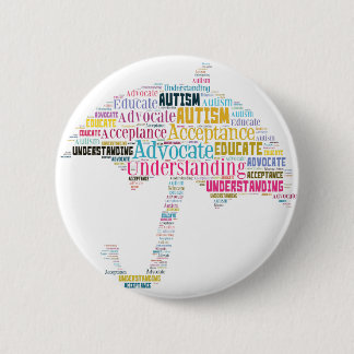 Autism Awareness Umbrella Products 6 Cm Round Badge