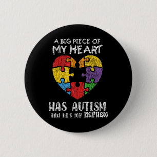 Autism Awareness Uncle Aunt Family Autistic Kids A 6 Cm Round Badge