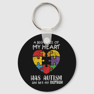 Autism Awareness Uncle Aunt Family Autistic Kids A Key Ring