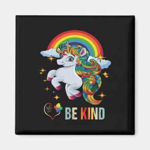 Autism Awareness Unicorn Be Kind Asl Love Sign Lan Magnet