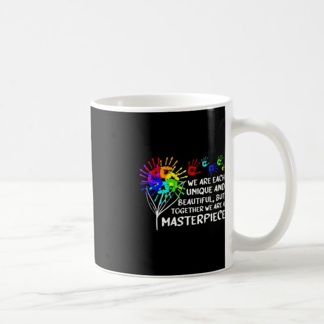 Autism Awareness Unique Masterpiece Cool Parents K Coffee Mug (Right)