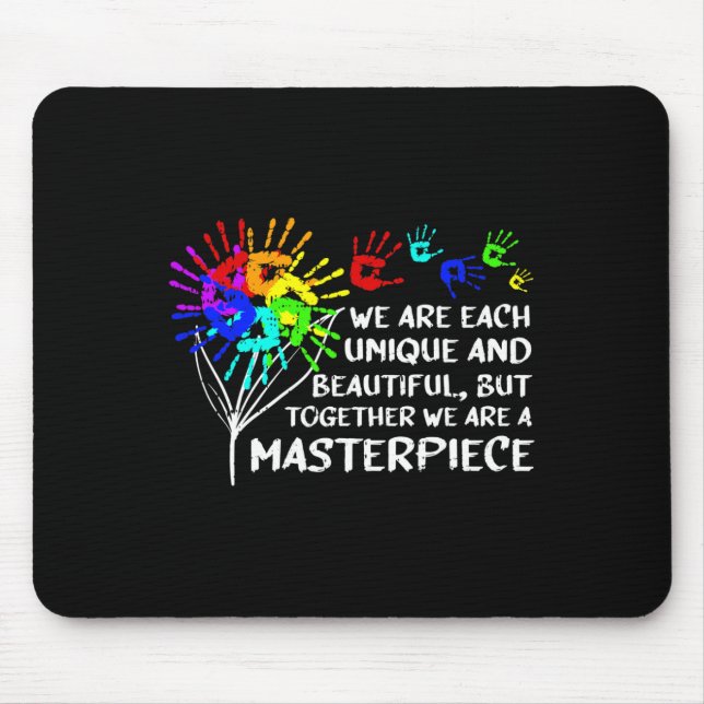Autism Awareness Unique Masterpiece Cool Parents K Mouse Mat (Front)