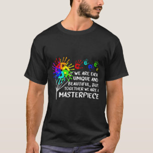 Autism Awareness Unique Masterpiece Cool Parents K T-Shirt