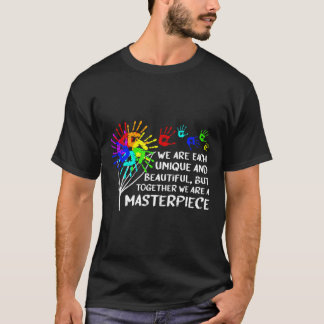Autism Awareness Unique Masterpiece Cool Parents K T-Shirt