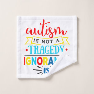 Autism Awareness Wash Cloth