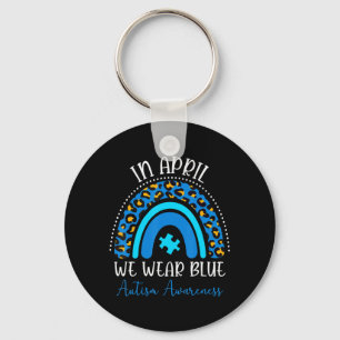 Autism Awareness Women Kids Acceptance In April We Key Ring