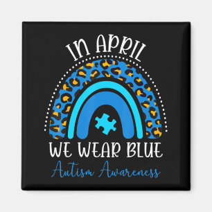Autism Awareness Women Kids Acceptance In April We Magnet