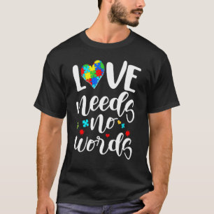 Autism Awareness Women Men Autistic Support Asper T-Shirt