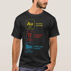 Autism Awareness Women Men Kids Elements Periodic  T-Shirt