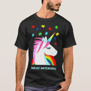 Autism Awareness Women Youth Men Unicorn T-Shirt
