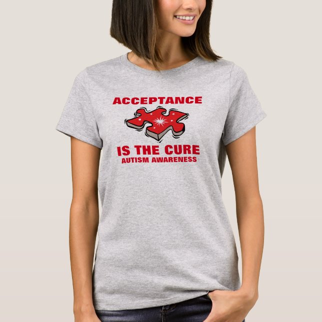 Autism Awareness Women's Basic T-Shirt (Front)
